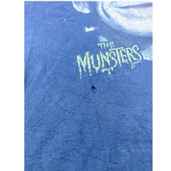 Vintage The Munsters T-Shirt Mens LARGE Black Herman Munster Distressed Graphic