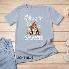 I have two titles MOM and grandma Dandelion Gnome mother day Unisex T-shirt