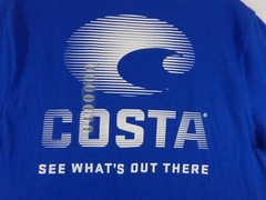 Costa Del Mar T Shirt Men’s Medium Blue Short Sleeve Graphic New With Tags