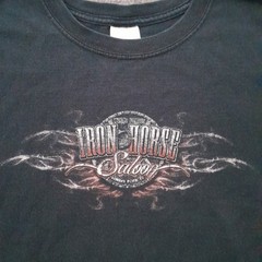 Iron Horse Saloon T Shirt Mens XL Black Bike Week 2016 Motorcycles Bar Biker