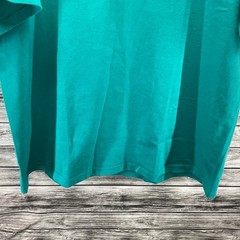 Vintage Hobie Shirt Mens XL Turquoise Outdoor Hiking Graphic Tee USA 90s