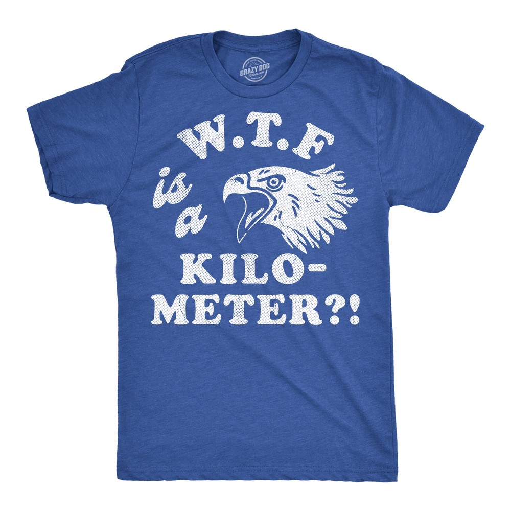 Mens Funny T Shirts WTF Is A Kilometer Sarcastic Fourth Of July Graphic Novelty