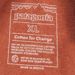 Patagonia Men’s XL Long-Sleeved Driftways Organic T-Shirt – Dried Vanilla