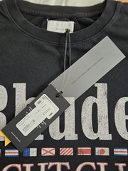 Rhude Flag Tee Vintage Black Sz Large