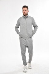 All Saints Mens Zip Thru Funnel Neck Designer Cardigan Sweatshirt Sweater Jacket