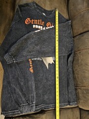 Gentle Giant Mineral Wash Official Band Long Sleeve T Shirt Rock Size 3x