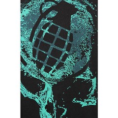 Grenade Skateboard H.ache Men T-Shirt Tee Black NWT NEW Surf Snow Street