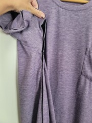 Unisex Post Shoulder Surgery Shirt Rotator Cuff Surgery Shirt Snap Tearaway Sz L