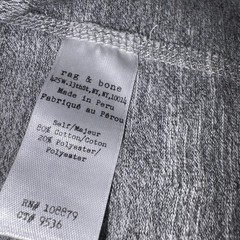 Rag & Bone Standard Issue T-Shirt and Gray Heather Mens Large