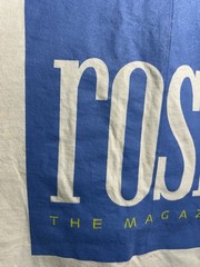VINTAGE ROSIE THE MAGAZINE HANES HEAVYWEIGHT WHITE T-SHIRT SIZE XL USED!