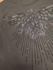 Sean John Studded Flying Eagle Shirt XL Green Y2K 90s Hip Hop Urban Streetwear