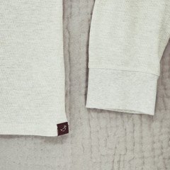 Alesbury Thermal Shirt XXL Tall Men Cream Pilsen Waffle Knit Cotton Crew NEW