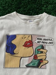 Vintage Y2K Woman Roy Lichtenstein Pop Art Hustle Shirt
