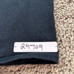Frost Shirt Mens Small Black White Cyrillic You Can Never Leave Short Sleeve