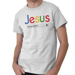Christian Faith Jesus Seek and Ye Shall Find Womens or Mens Crewneck T Shirt Tee