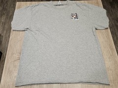 Port & Company XL Heather Gray Great Wolf Lodge Wolf Sunglasses T-Shirt