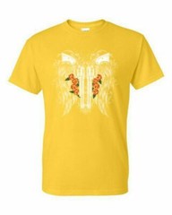 T-Shirt – WINGED GUNS ROSES – HUMOR / NOVELTY Adult DryBlend®