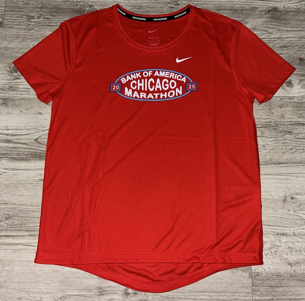 Nike 2025 Bank of America Chicago Marathon Participant Tee Size SMALL