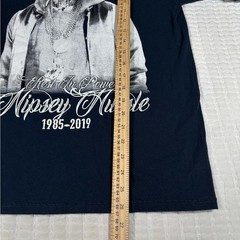 Vintage Style RIP Nipsey Hussle Memorial Graphic T-Shirt Rap Hip Hop Tee Mens M