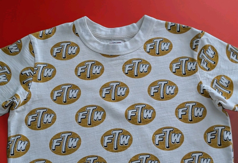 Red Ruggison Lab Shirt Mens Small S Yellow “FTW” Graphic Tee China