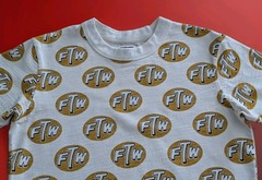 Red Ruggison Lab Shirt Mens Small S Yellow “FTW” Graphic Tee China