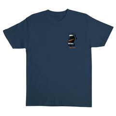 SANTA CRUZ Men’s S/S T-Shirt Screaming Connect Skate T-Shirt Blue Dusk