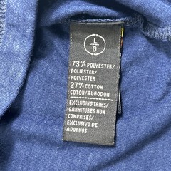 Buffalo David Bitton Henley T Shirt Mens Large Navy Blue Short Sleeve Snap Tee