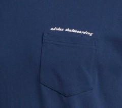 Adidas Skateboarding Pocket T-Shirt Collegiate Navy Men’s Medium Large XL BNWT