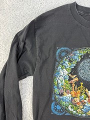 Vintage 1999 Human-i-Tees Bill Bell Cosmic Wizard Horoscope Long Sleeve T-Shirt