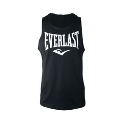Everlast Men’s Black Sleeveless Shirt Glenwood Tank Logo Vest – 2 Pack (S01)