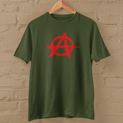 ANARCHY T-SHIRT (politics punk music 70s 80s crusty band metal Political)