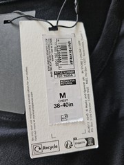 M&S Autograph Mens Vest Top Stretch Sleeveless Size Medium Black New With Tags