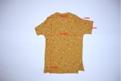 Evolution in Design Never Fold Poker Orange Gold Spoted SS T-Shirt Mens 3XL