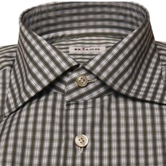 NEW KITON MULTICOLOR COTTON SHIRT US 15.75 – EU 40 MUL
