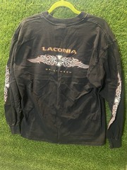– T-shirt 2002 Motorcycle Rally Laconia New Hampshire Large Small Hole As Shown