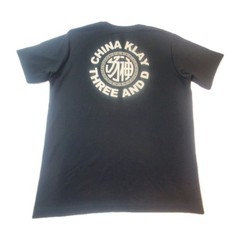 Anta China Klay Thompson Shirt Men’s Size 2XL Black Short Sleeve Logo Causal Top