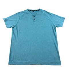 Public Rec Vibrant Blue Performance S/S Henley Shirt Size Men’s XL