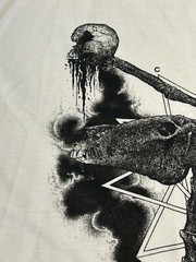 NIANTIEL Qayin Large LS SHIRT WHITE Ashdautas Xasthur Judas Iscariot Beherit Von