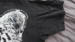 Vintage White Tiger Big Logo Overprint T-shirt 90s Adult XL Trinity