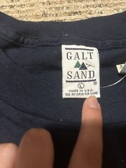 VTG 80s Dad Shirt Large Single Stitch Galt Sand Made In US New With Tag Stern’s