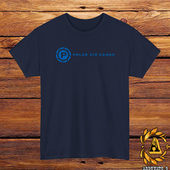 Polar Air Cargo Airlines Logo T-Shirt Black/Grey/White/Navy/Red/Light Blue S-5XL