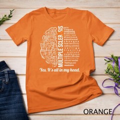 Multiple Sclerosis Awareness MS Survivor Head Warrior Unisex T-shirt