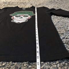 Formula 1 Shirt Mens Med Black Long Sleeve Mexico Skull Dia De Los Muertos F1
