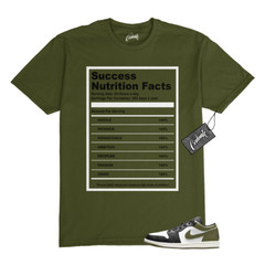 1 Low Medium Olive Black Toe White T Shirt to Match SUCC