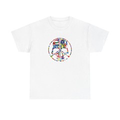 Peaceinwar T-shirt Flag Logo Tee – All Colors and Sizes