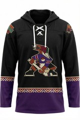 Tucson Roadrunners “Kachina” Alternate AHL Hockey Embroidered Lace Hoodie