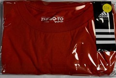 Adidas men’s workout the go to tee shirt orange 100% Cotton NWT (see note)