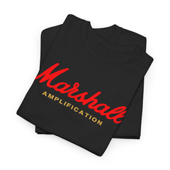 New Tee Marshal Amplification Logo Men’s T-Shirt American Size T-Shirt