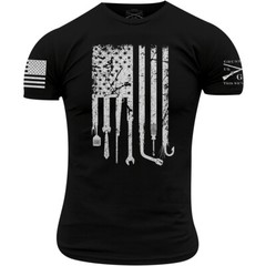 Grunt Style Dad Flag T-Shirt – Black