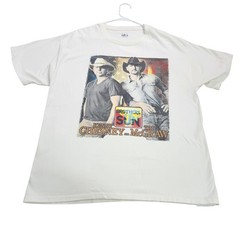 Kenny Chesney Tim McGraw Brothers of the Sun Tour 2012 Hanes Beefy-T White Large